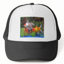 Gold Fish Hat by animaltees Gold Fish Hat