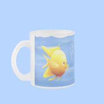Gold Fish In Love mugs