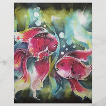 Gold Fish Luminosity Flyer Design