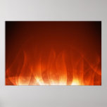 Gold Flame posters