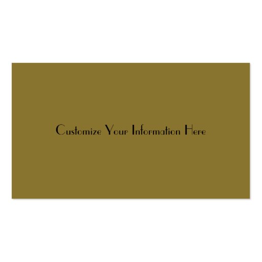 Gold Fleur De Lis Business Cards (back side)