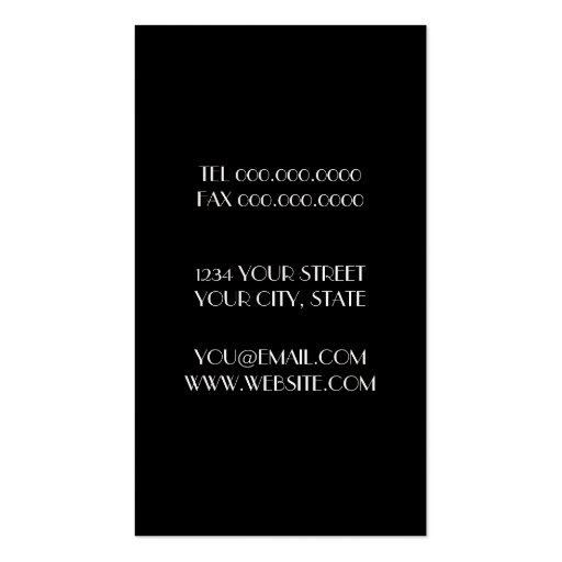 Gold Fleur de  Lis on Any Color Background Business Card Templates (back side)