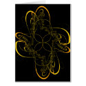 Gold Flower Fractal cards by musicaficta Gold Flower Fractal cards