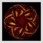 Gold Flower- Rejoice 080624.2.c1.g643r18 Art Print