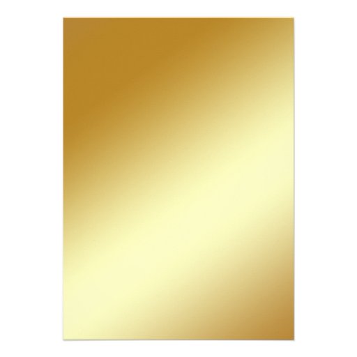 Gold Flower Swirls 50th Anniversary Invitations