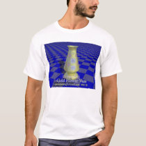 Gold Flower Vase I (front) t-shirts by Derethman Gold Flower Vase I (front) t-shirts