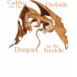 Gold Flying Dragon with words