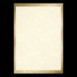 Gold Foil Elegant Vintage Note Card invitations