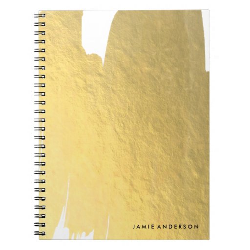 Gold Foil Notebook Zazzle