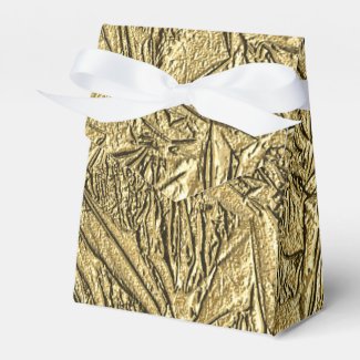 Gold Foil Party Favor Boxes