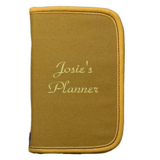 Gold Folio Folio Planner