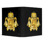 Gold Football Argentina 3 Ring Binders