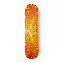 Gold Fractal: Vector Art: Custom Skateboard