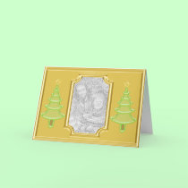 Gold Frame photo template cards