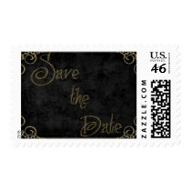 Gold Frame Postage Stamp