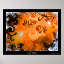 Gold Frost Print