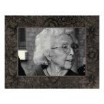 Gold Funeral Remembrance Death Notice Photo Custom Invite