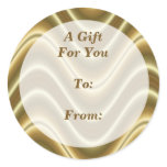 gold gift tags stickers