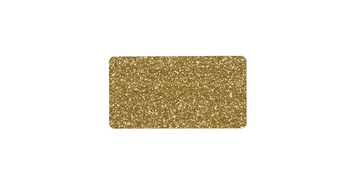 gold glitter background template label zazzle mailing label template