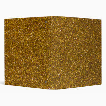 Gold Glitter Binder