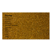 Gold Glitter Business Cards