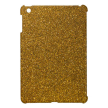 Gold Glitter Cover For The iPad Mini