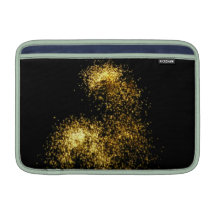 Gold Glitter Fireworks Rickshaw Sleeve Sleeve For MacBook Air
