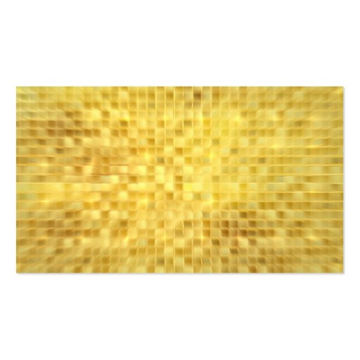 Gold Glitter Glamour Business Card (back side)