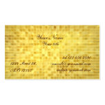Gold Glitter Glamour Business Card