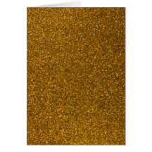 Gold Glitter Greeting Card