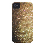 Gold Glitter iPhone Christmas Case iPhone 4 Cover