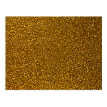 Gold Glitter Postcards