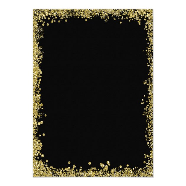 Gold Glitters Crown Quinceanera 15th Birthday Card