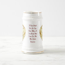 Gold Greek Warrior Spartan Stein Mug