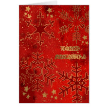gold, golden, grunge, pop, urban, xmas, christmas, snowflakes, stars, winter, december, holidays, joy, Card with custom graphic design
