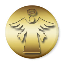 GOLD GUARDIAN ANGEL magnets