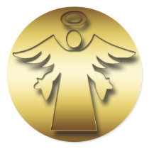 GOLD GUARDIAN ANGEL stickers by dgpaulart GOLD GUARDIAN ANGEL stickers