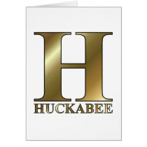 Gold H - Mike Huckabee Cards