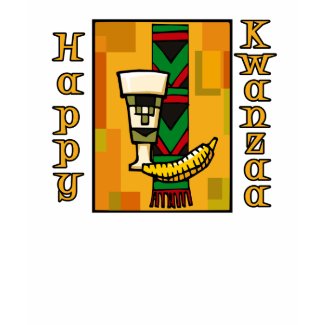 Gold Happy Kwanzaa shirt