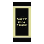 gold Happy New Years invitations
