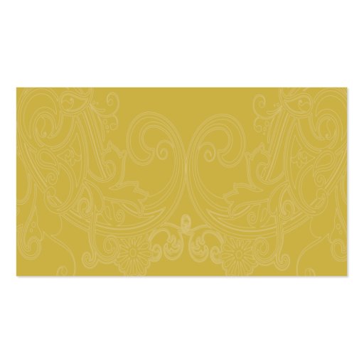 Gold Hat - Business Business Cards (back side)
