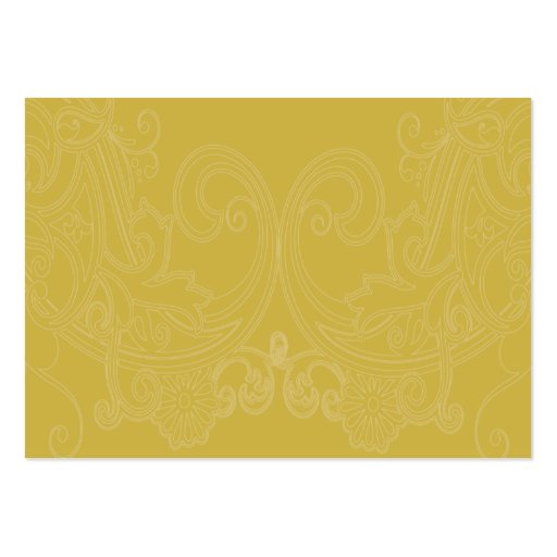 Gold Hat - Chubby Business Card Template (back side)