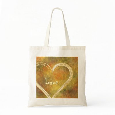 Gold Heart  - Bag by wierka