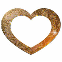 Gold Heart Frame photo sculptures by Love_em_Hearts Gold Heart Frame photo sculptures