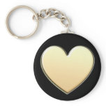 Gold Heart Keychain keychains