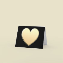 Gold Heart Notecards by mrssocolov Gold Heart Notecards
