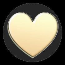 Gold Heart Stickers by mrssocolov Gold Heart Stickers
