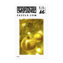 Gold Holiday Tree Decoration postage