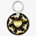 GOLD HORSES RING keychains