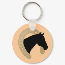 Gold Horseshoe KEYCHAIN